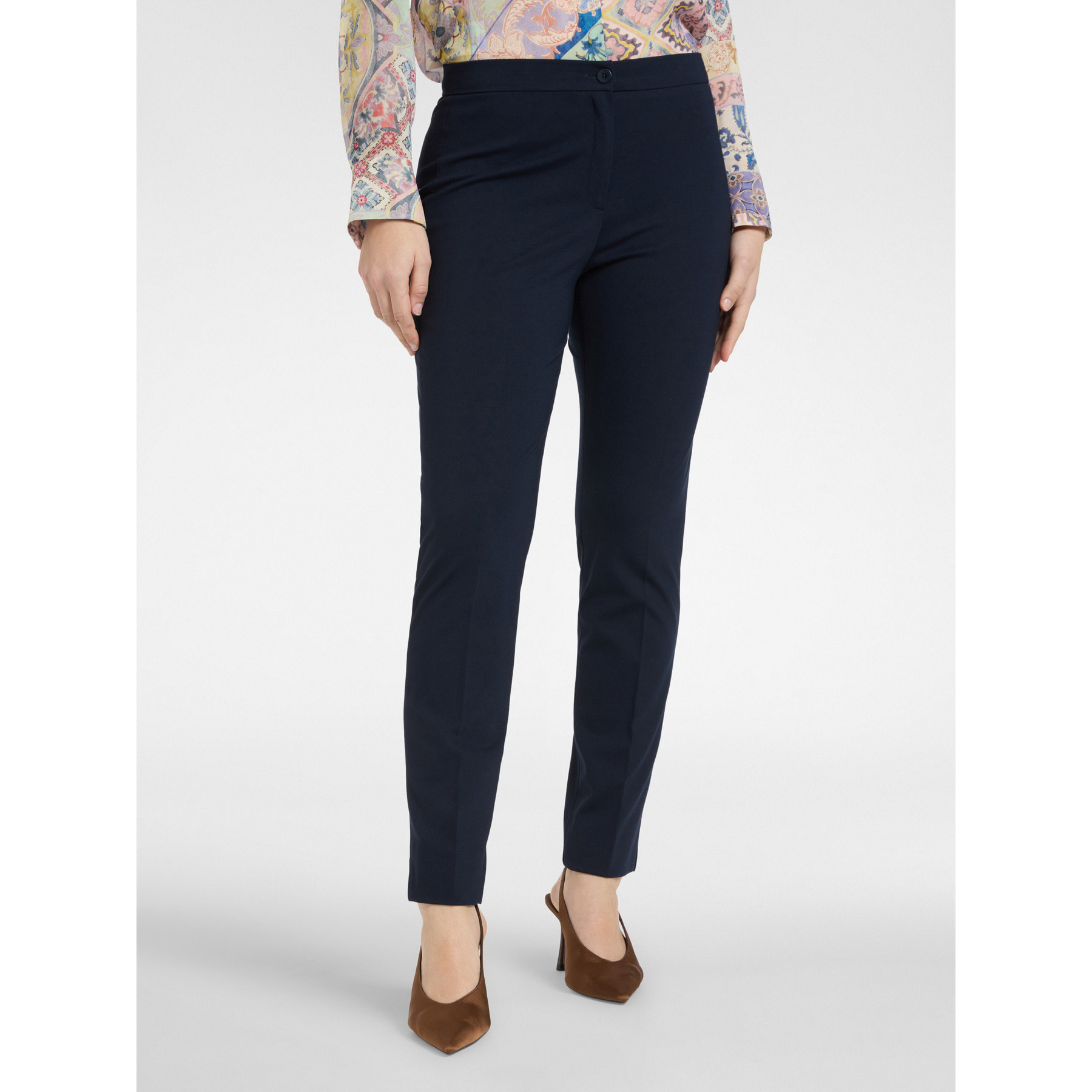 Elena Mirò - Pantaloni in punto Milano - Blu