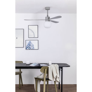 AMELIA L BALL LED ventilatore da soffitto grigio