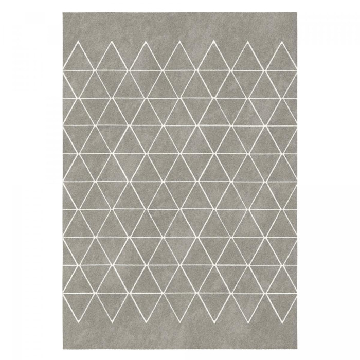 Tapis salon et chambre tissé motif abstrait CANU