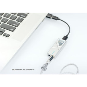 DAC audio FIIO Ampli portable KA13 USB-C Silver
