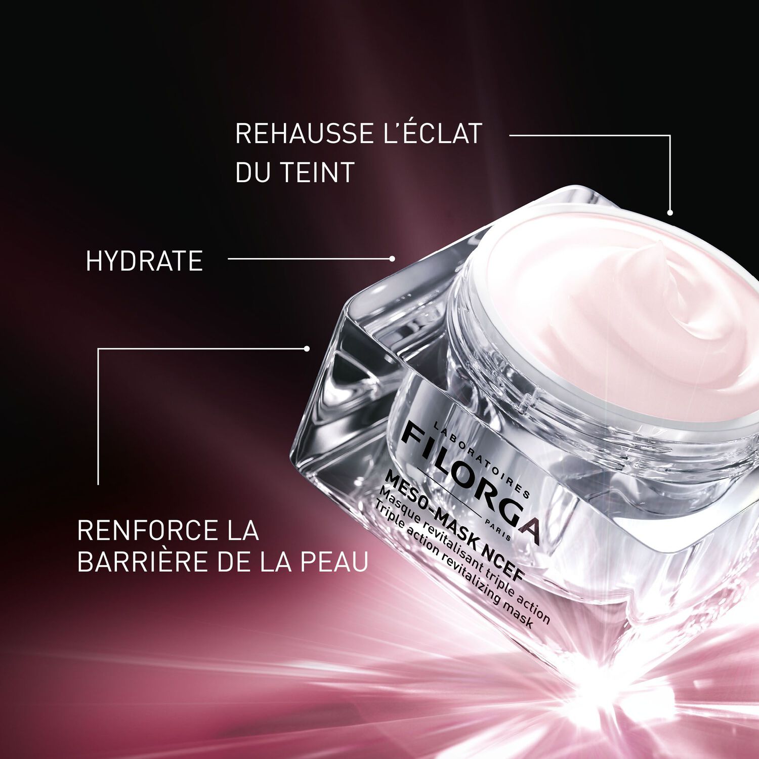 Meso Mask Ncef - Masque revitalisant triple action 50 ml