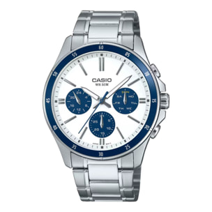 Reloj Casio MTP-1374D-7A2VDF Hombre Analogico Cuarzo con Correa de Acero inoxidable