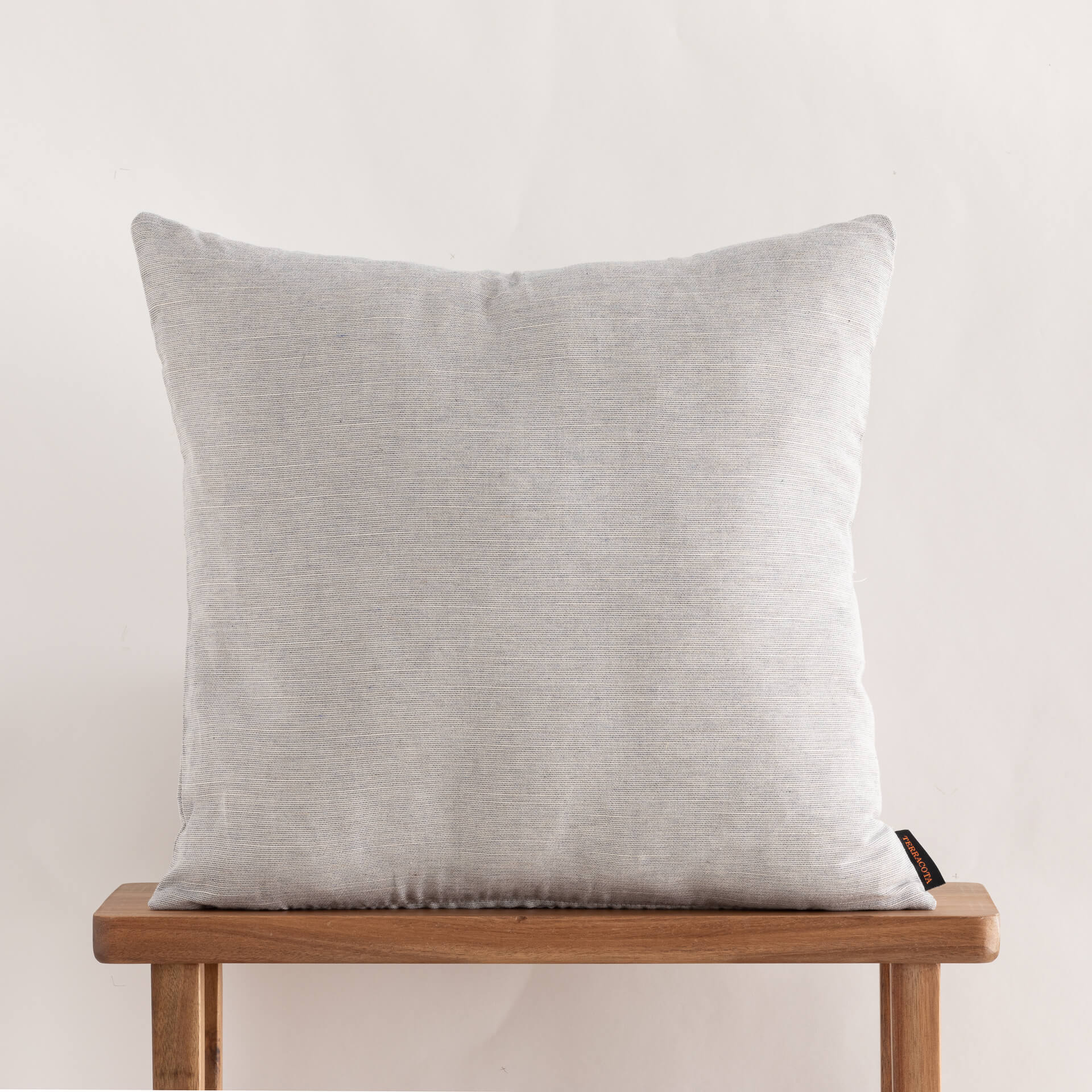 Housse de coussin jacquard 50x50 cm Elche Bleu