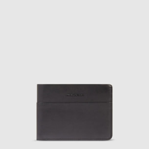 Piquadro Portafogli in pelle con portamonete, schermato con protezione RFID