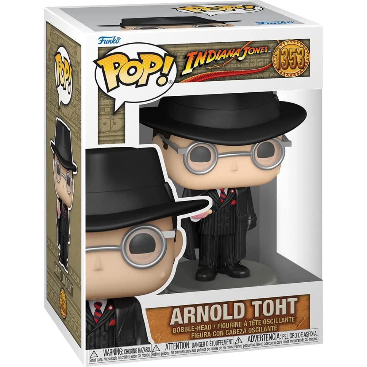 POP Movies: Indiana Jones - I predatori dell'arca perduta Figure 9 cm Arnold Toht FUNKO