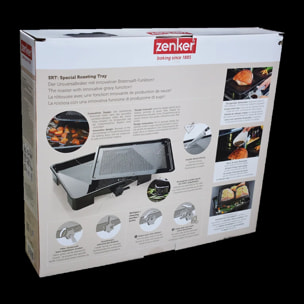 Lot de 2 plats four 39/39 cm en acier émaillé avec 2 ustensiles Zenker Special cooking
