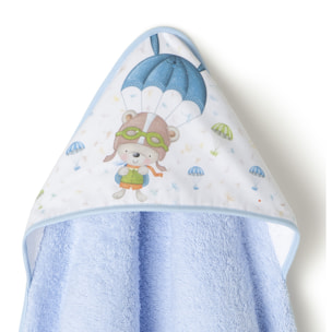 Capa de Baño 1 x 1 Mt  Mod Paracaidista Azul