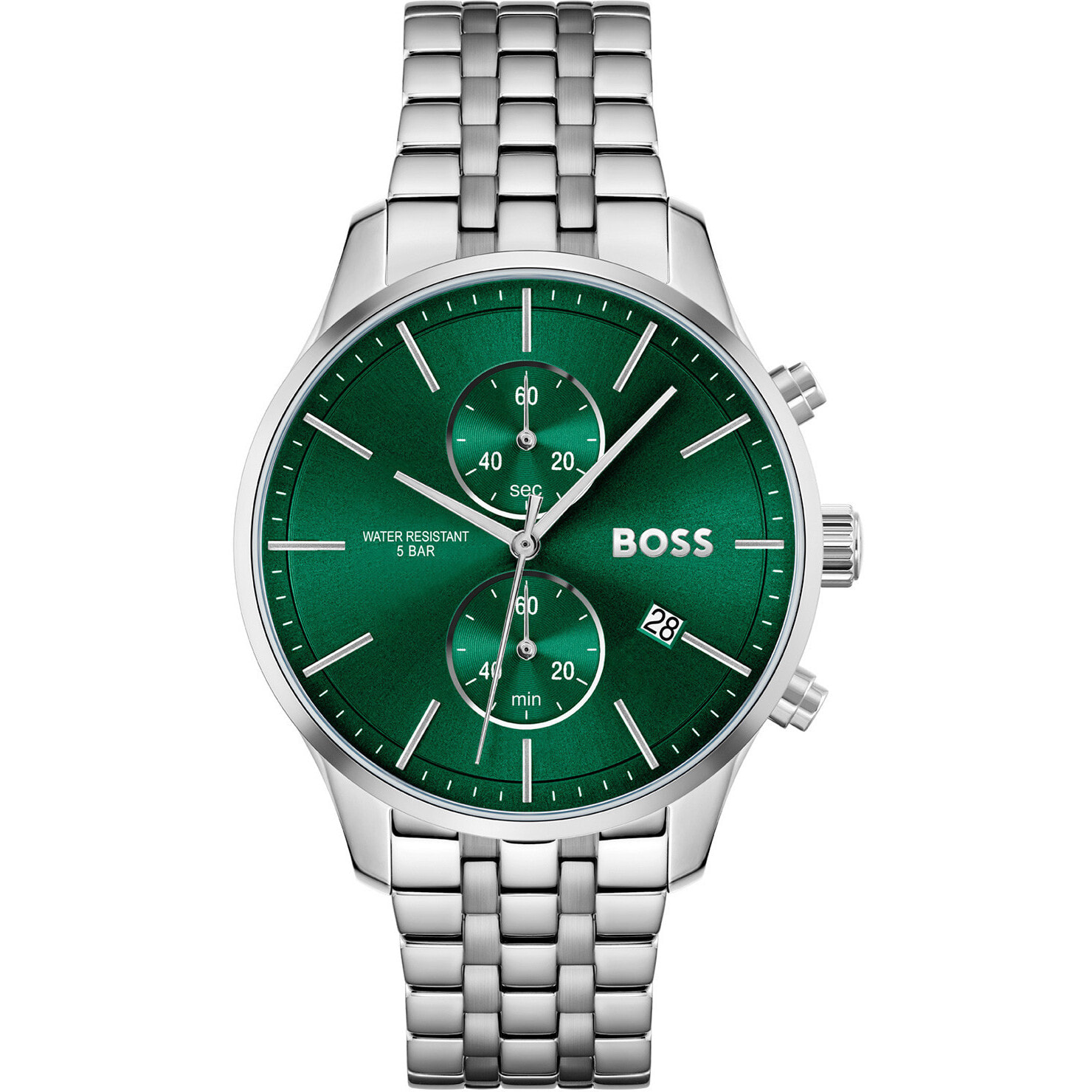 Reloj Boss 1513975 Hombre Analogico Cuarzo con Correa de Acero inoxidable