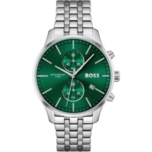 Reloj Boss 1513975 Hombre Analogico Cuarzo con Correa de Acero inoxidable