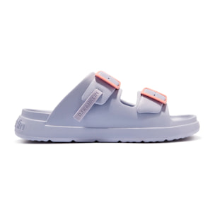 Sandalias Abiertas de Mujer Hebilla Ajustable Vibe Morado