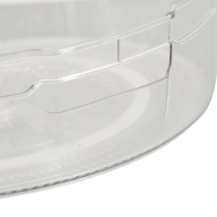 Organiseur rotatif Smart fridge D29cm transparent avec anses