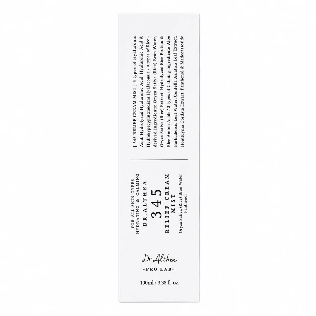 Bruma facial 345 Relief Cream Mist Dr. Althea 100 ml