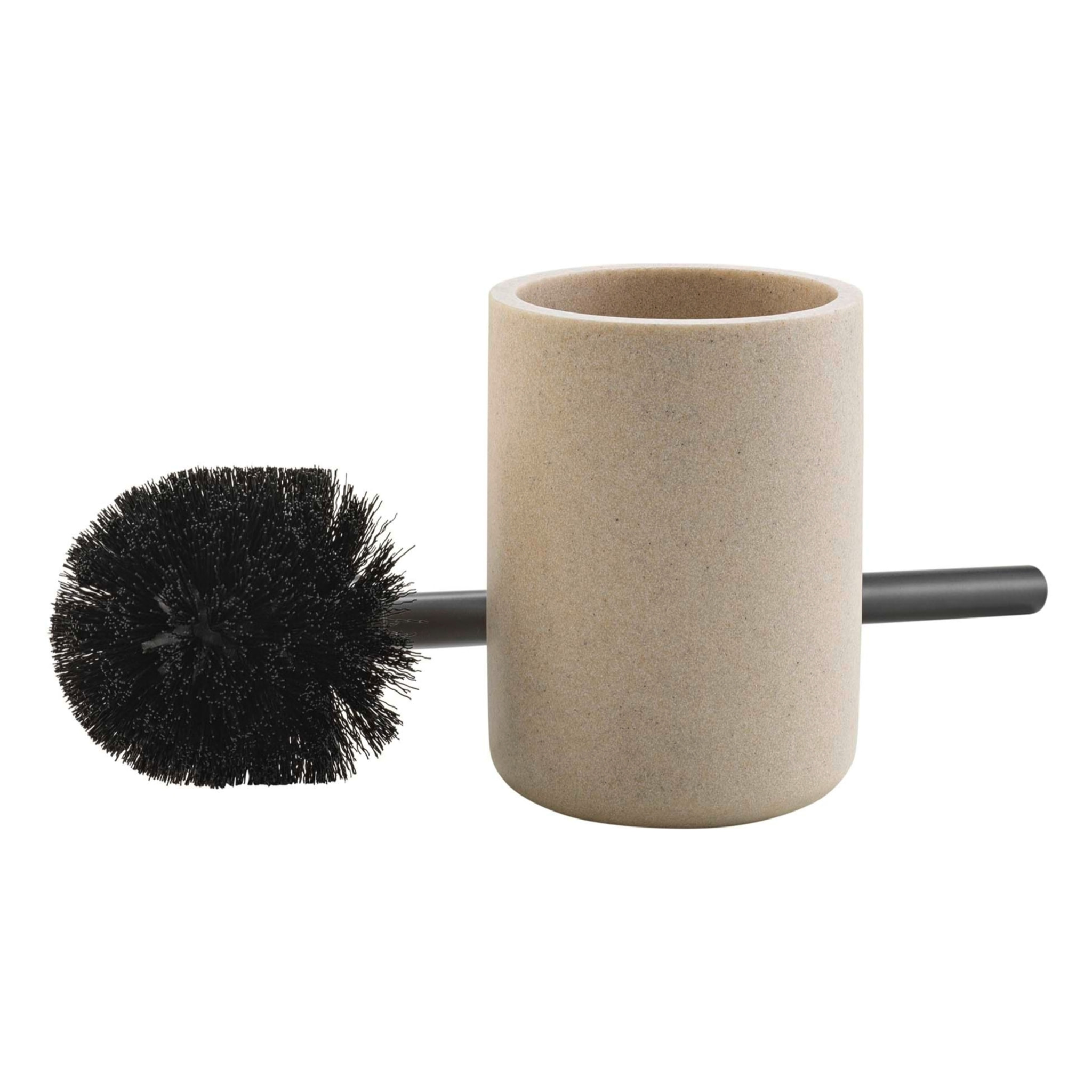 Brosse WC en polyrésine  - Effet granite - Sable