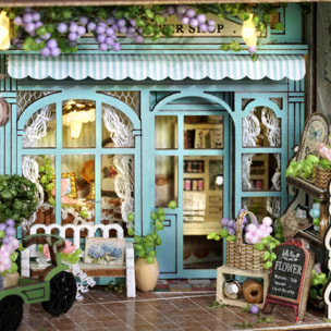 Colección Cubo fantástico, Jardín de Molly. Maqueta plegable 3D realista con gran detalle y luces led.