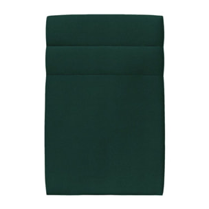 Tete de lit Bandes Horizontales Velours - Rembourrée A poser