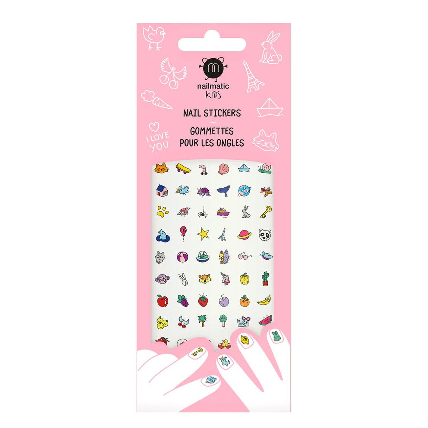 Happy Nails - Set de 72 Stickers pour Ongles