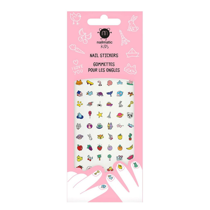 Happy Nails - Set de 72 Stickers pour Ongles