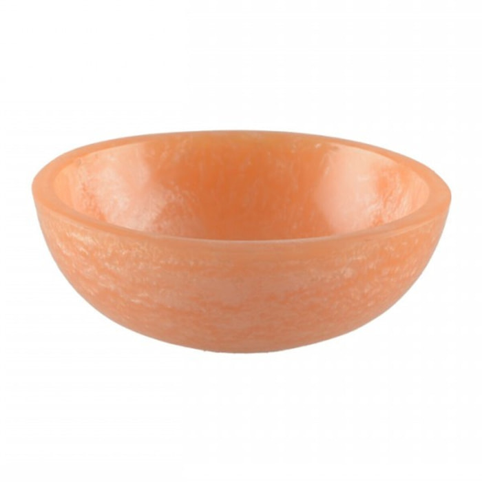 Bol en résine couleur pèche 10.15cm