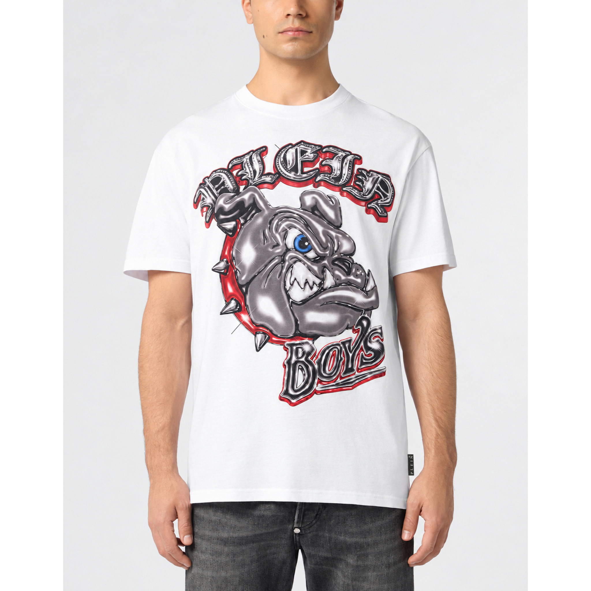 PHILIPP PLEIN Camiseta de cuello redondo y manga corta