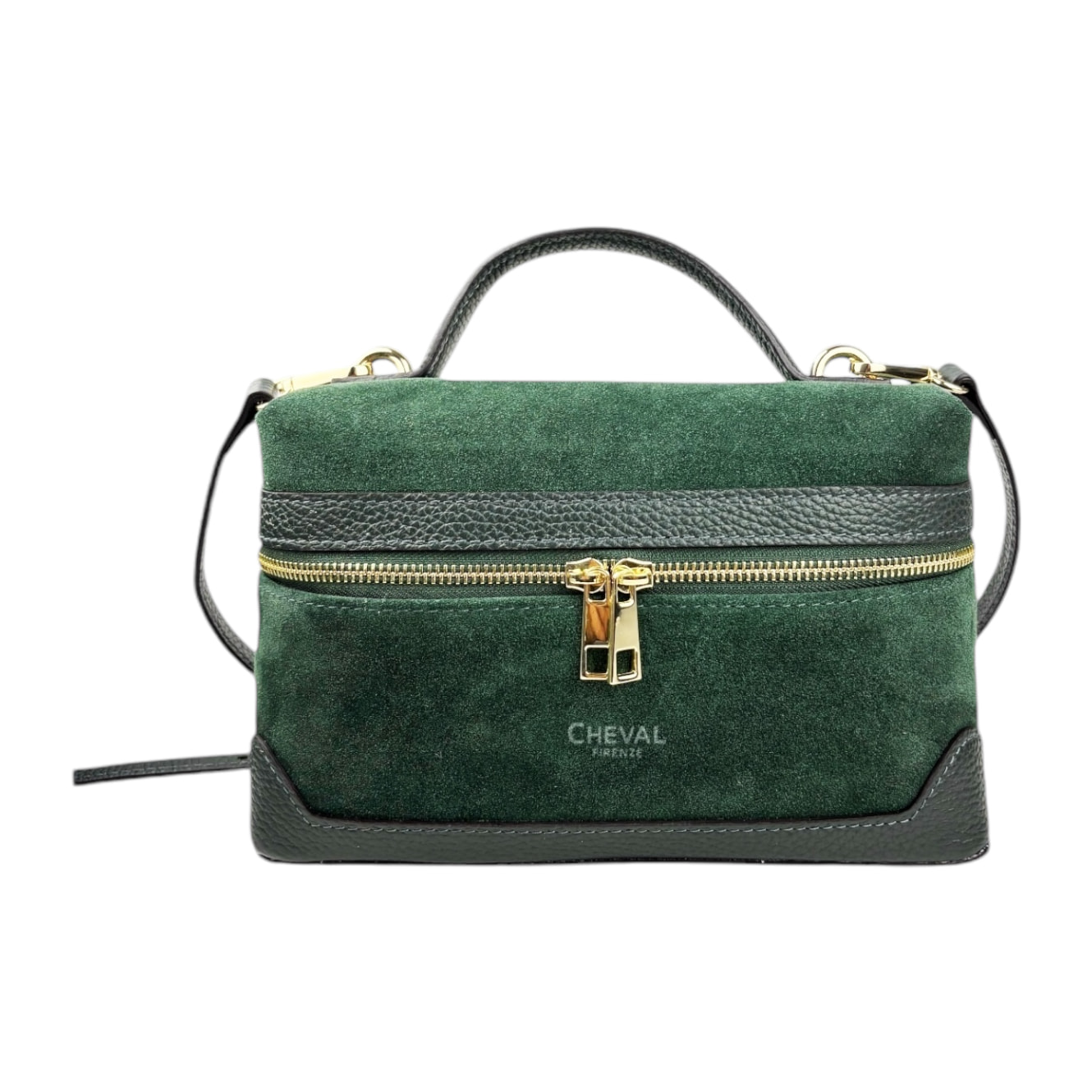 Borsa a mano Cheval Firenze Santorini Max F/W Verde Bottiglia