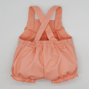 PETO CORTO NARANJA CON VOLANTE DELANTERO