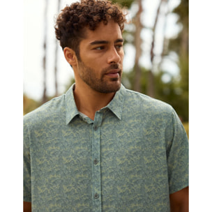 Camisa Manga Corta Kaki - Palmcoast