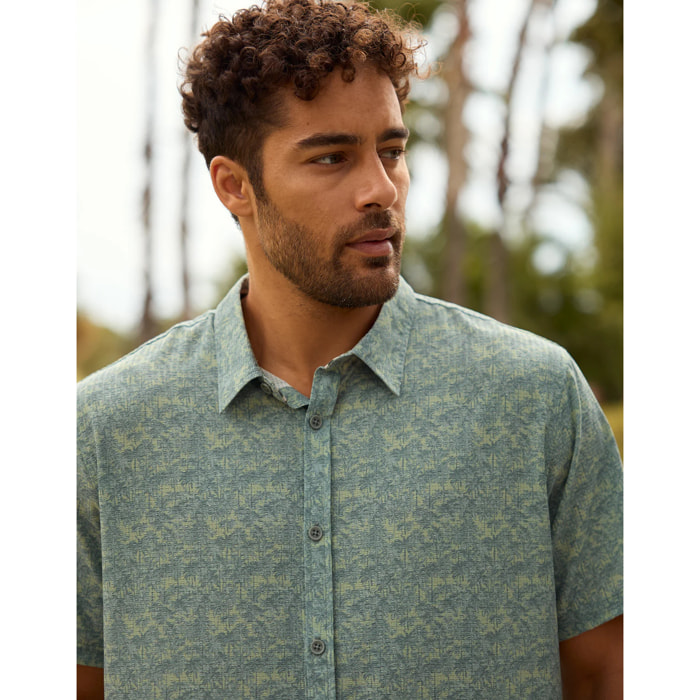 Camisa Manga Corta Kaki - Palmcoast