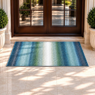 Tapis salon et chambre tissé motif géométrique HANA