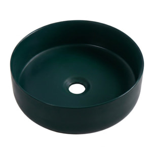 PixL 36 x 12,5 cm vasque à poser Infinitio, sans trop-plein, vert (CEPX3636GEM)