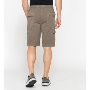 BERMUDA CON TASCONI IN GABARDINA LEGGERA 7 oz.