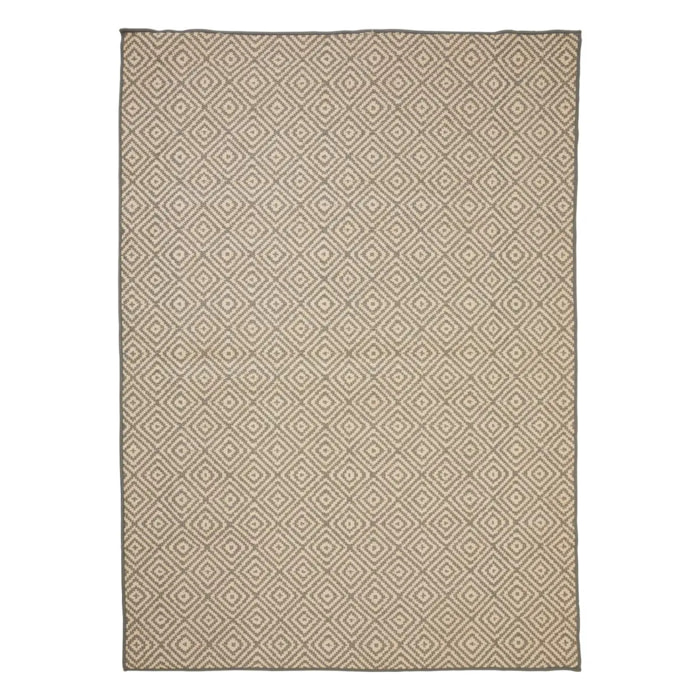 Tapis d extérieur "Ilanga" gris 100x150cm