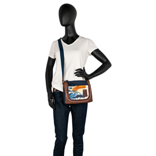 Bolso Bandolera Mujer Skpat Sirmione Azul Marino