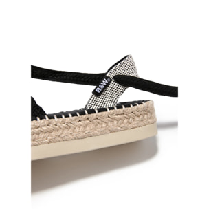 Alpargatas Crochet Negro B&W