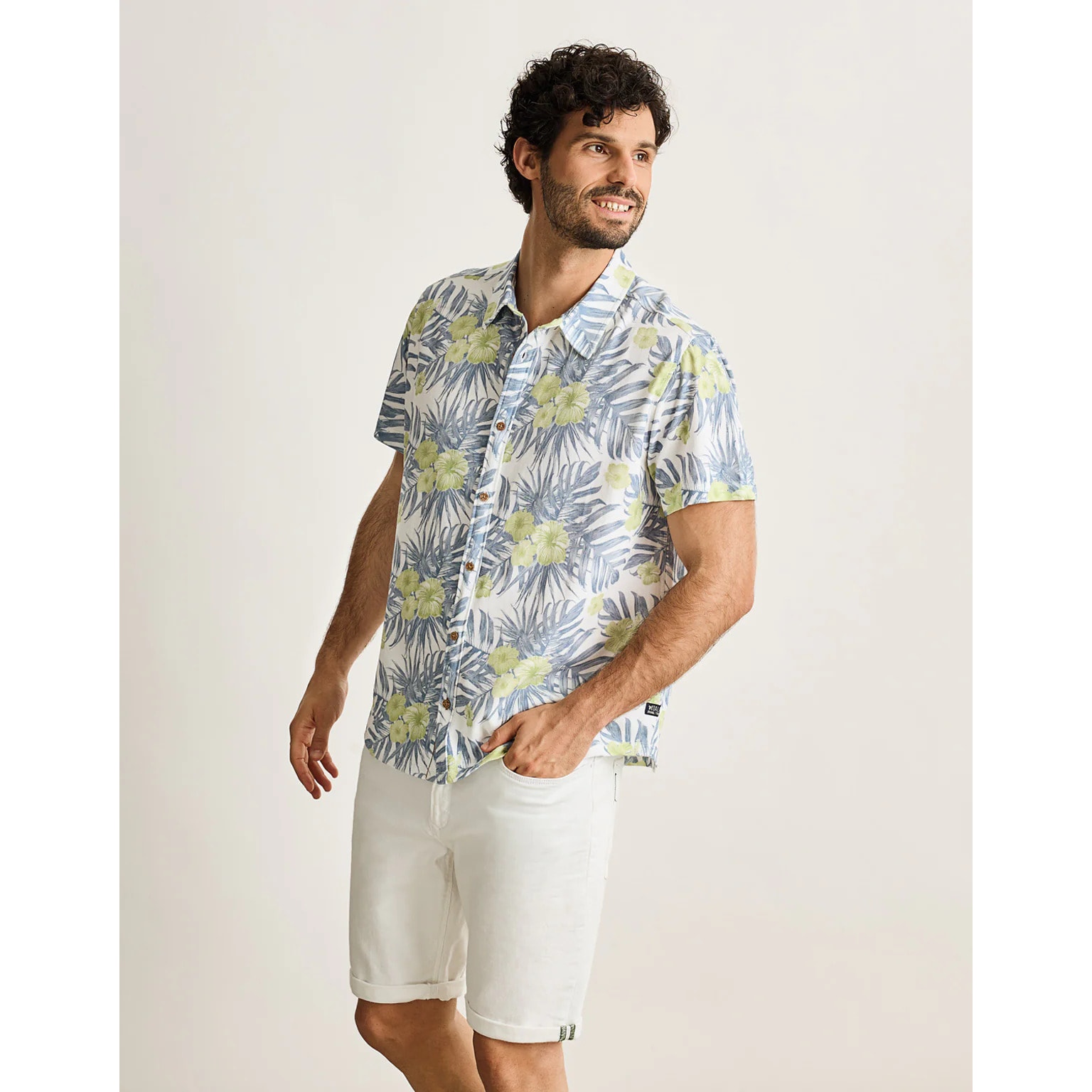 Camisa Manga Corta Blanco - Thorned