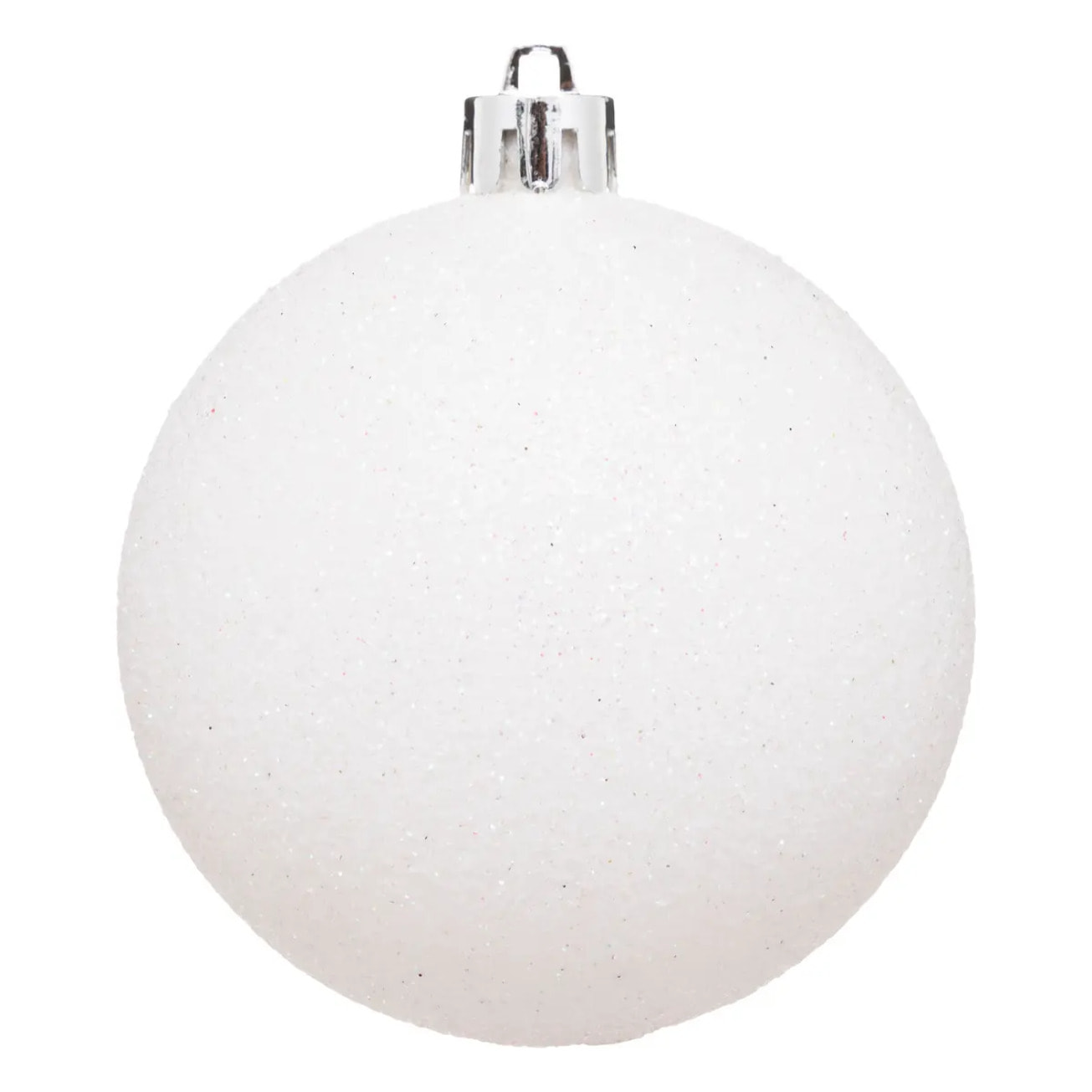 Lot de 8 boules D.7cm rouge blanc