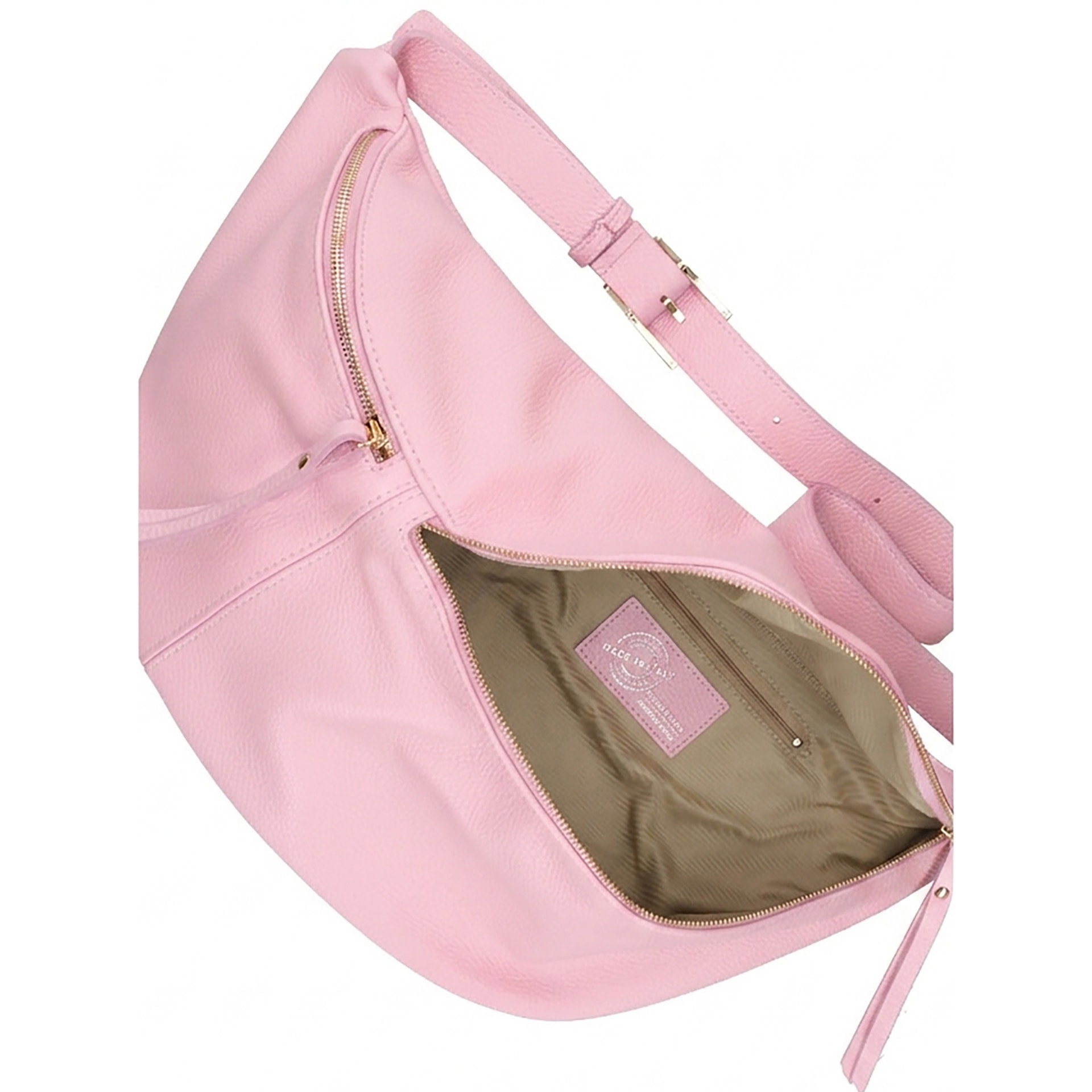Borsa a tracolla da donna Made in Italy - Modello Caelia Plus - 100% pelle - 47.0 x 28.0 x 2.0 cm