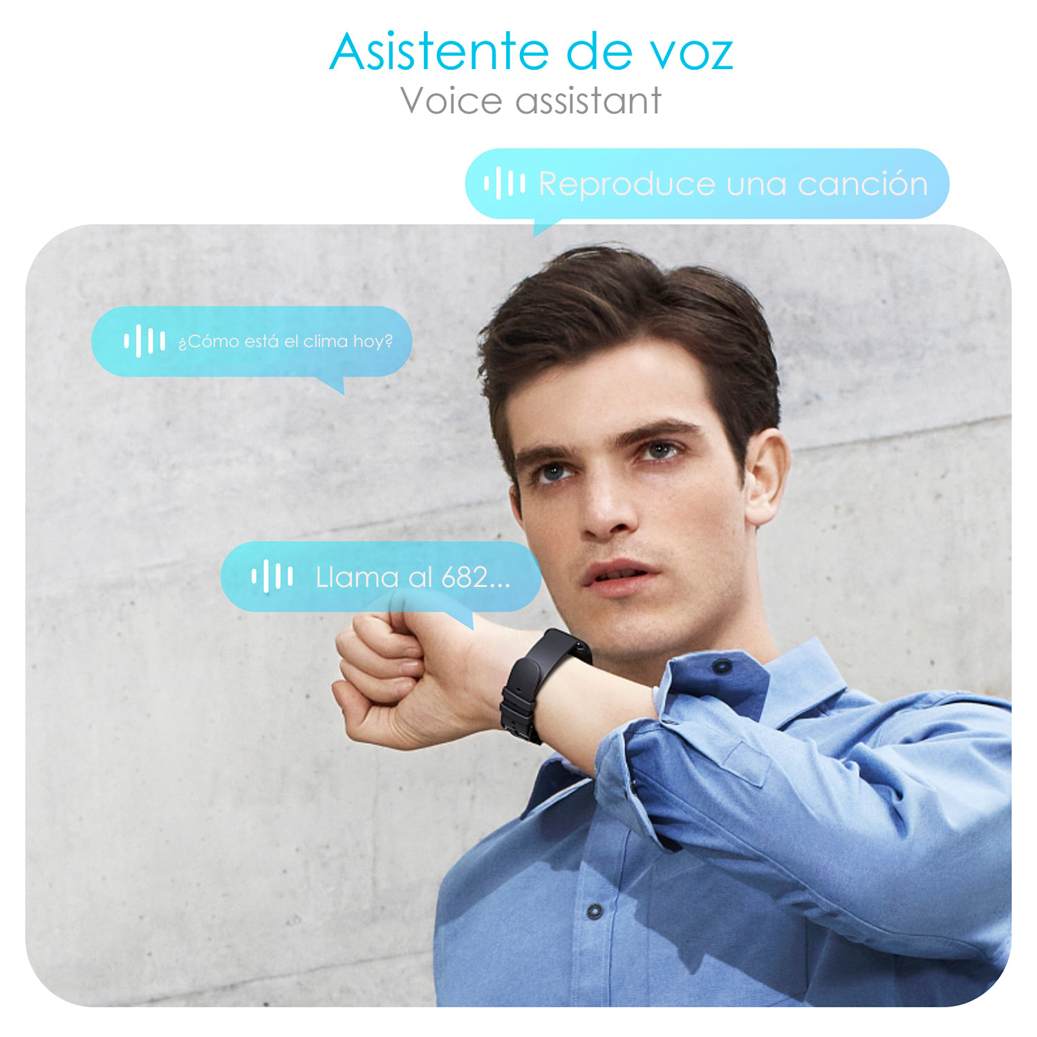 DAM Smartwatch QX7 Pro. Llamadas Bluetooth, más de 100 modos deportivos. Monitor cardiaco, O2, glucosa y de tensión. 4x1,1x4,7 Cm. Color: Azul Oscuro