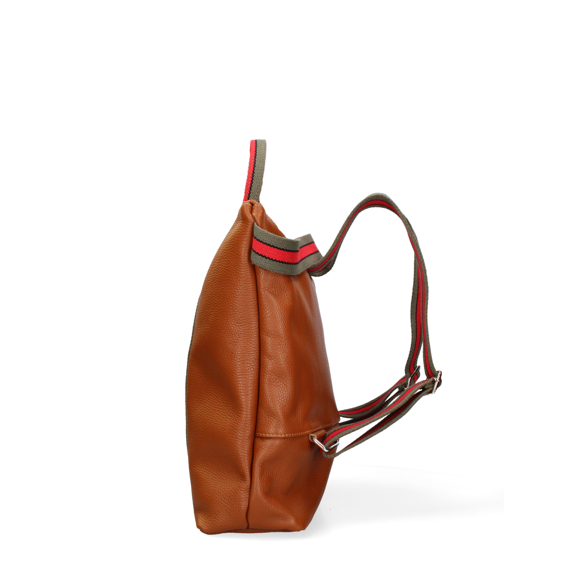 Borsa a mano convertibile in zaino  da donna In Vera pelle Made in Italy 43x38x12 cm