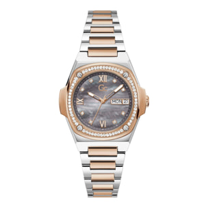 Reloj Gc Y98001L5MF Mujer Analogico Cuarzo con Correa de Acero inoxidable