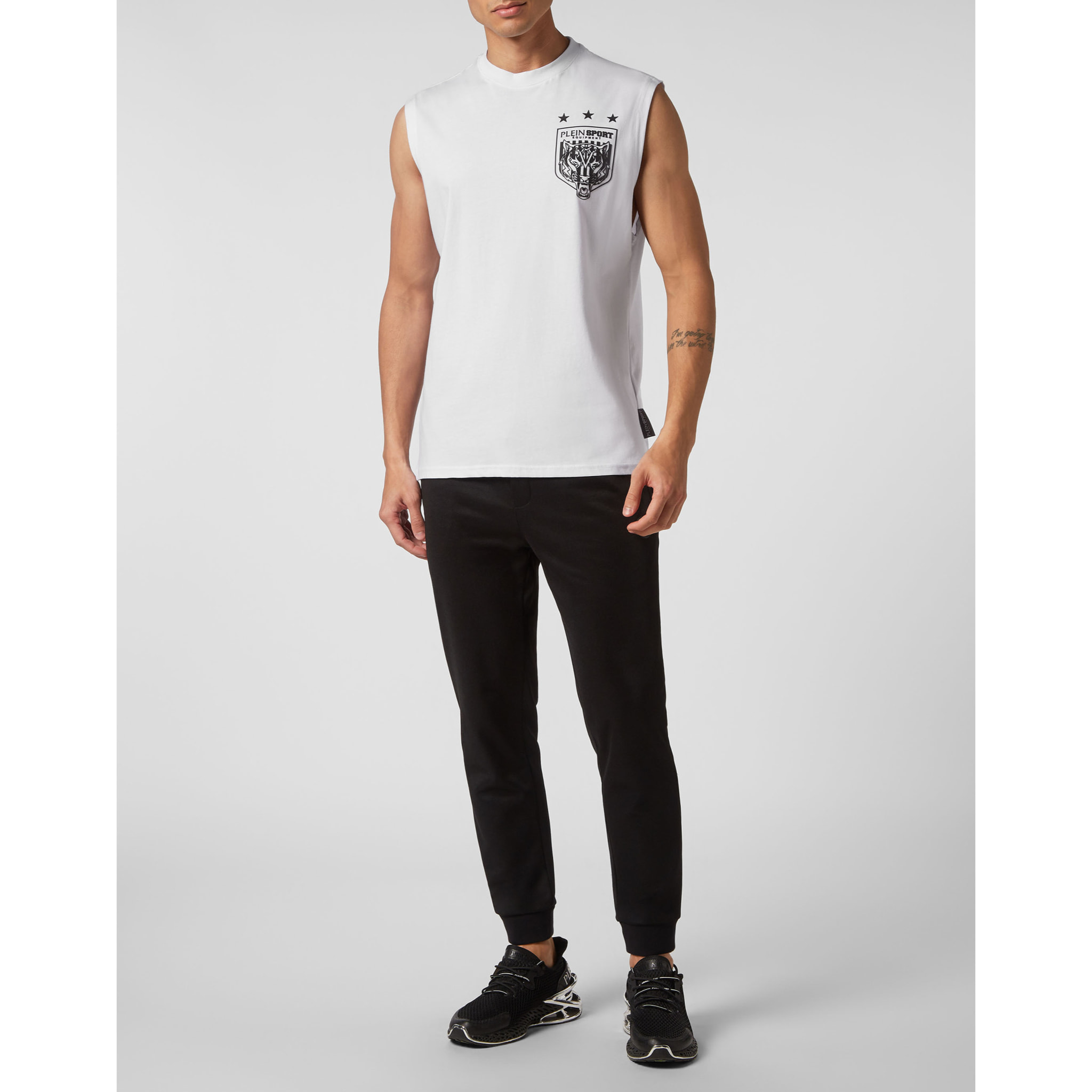PLEIN SPORT Camiseta Cuello Redondo TIGER