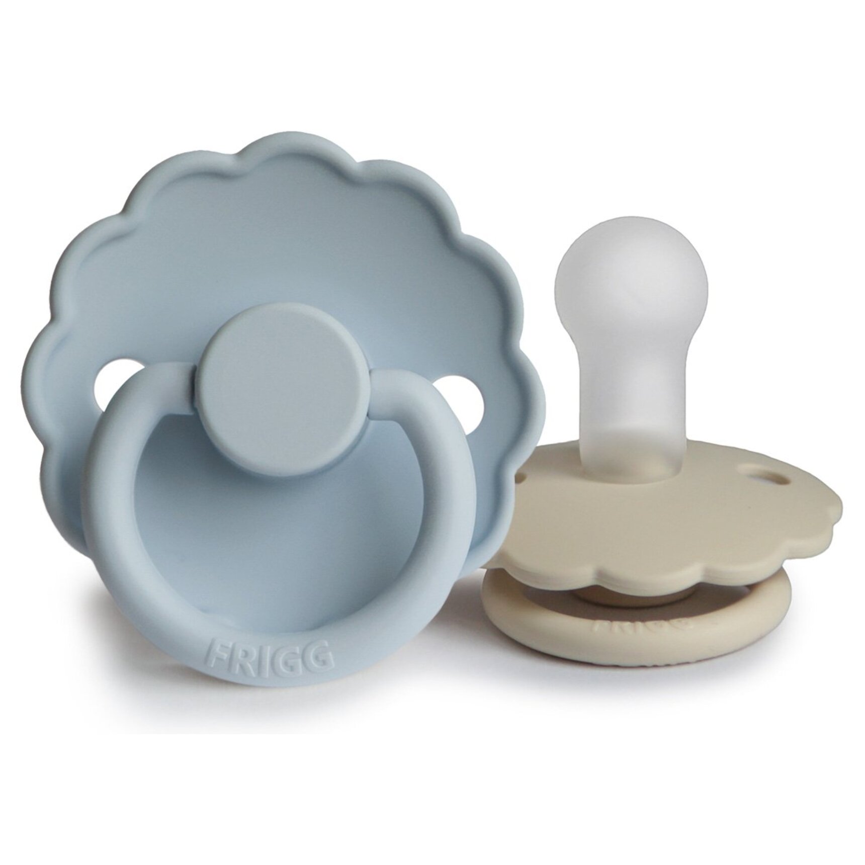 Frigg Pack 2 Chupetes Block Silicona Daisy