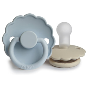 Frigg Pack 2 Chupetes Block Silicona Daisy