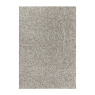 NADOR - Tapis rond de salon moderne Beige