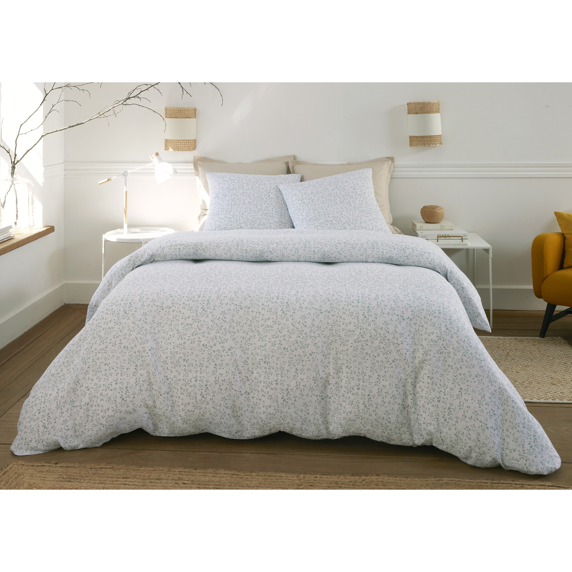 Parure housse de couette coton multicolore