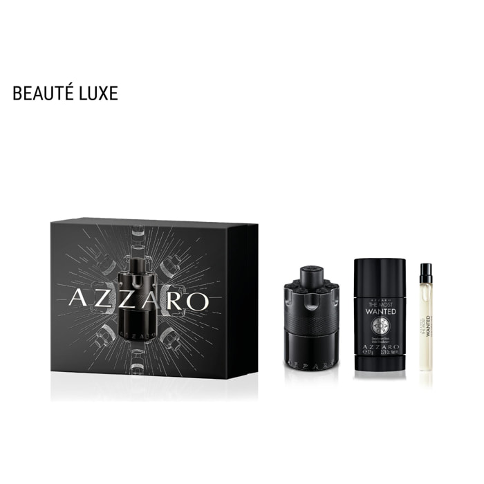Coffret Azzaro Wanted 100ml - Eau de Parfum Intense