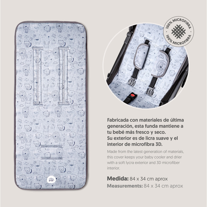 Colchoneta Mod Cat Gris