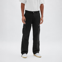 GUESS Originals - Pantalon David - inspiration cargo - 100% coton - noir