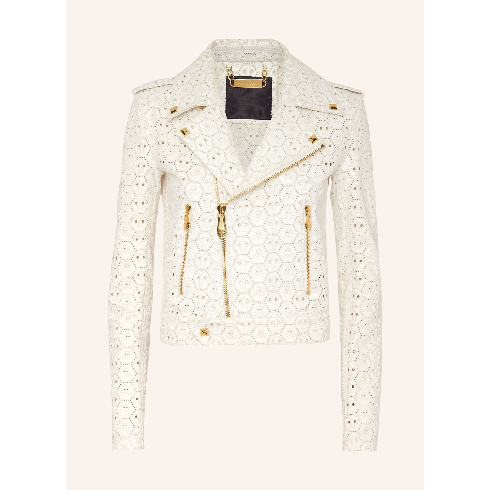 PHILIPP PLEIN Giacca biker in pelle