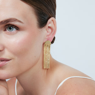 Pendientes acabado en oro amarillo de 18k