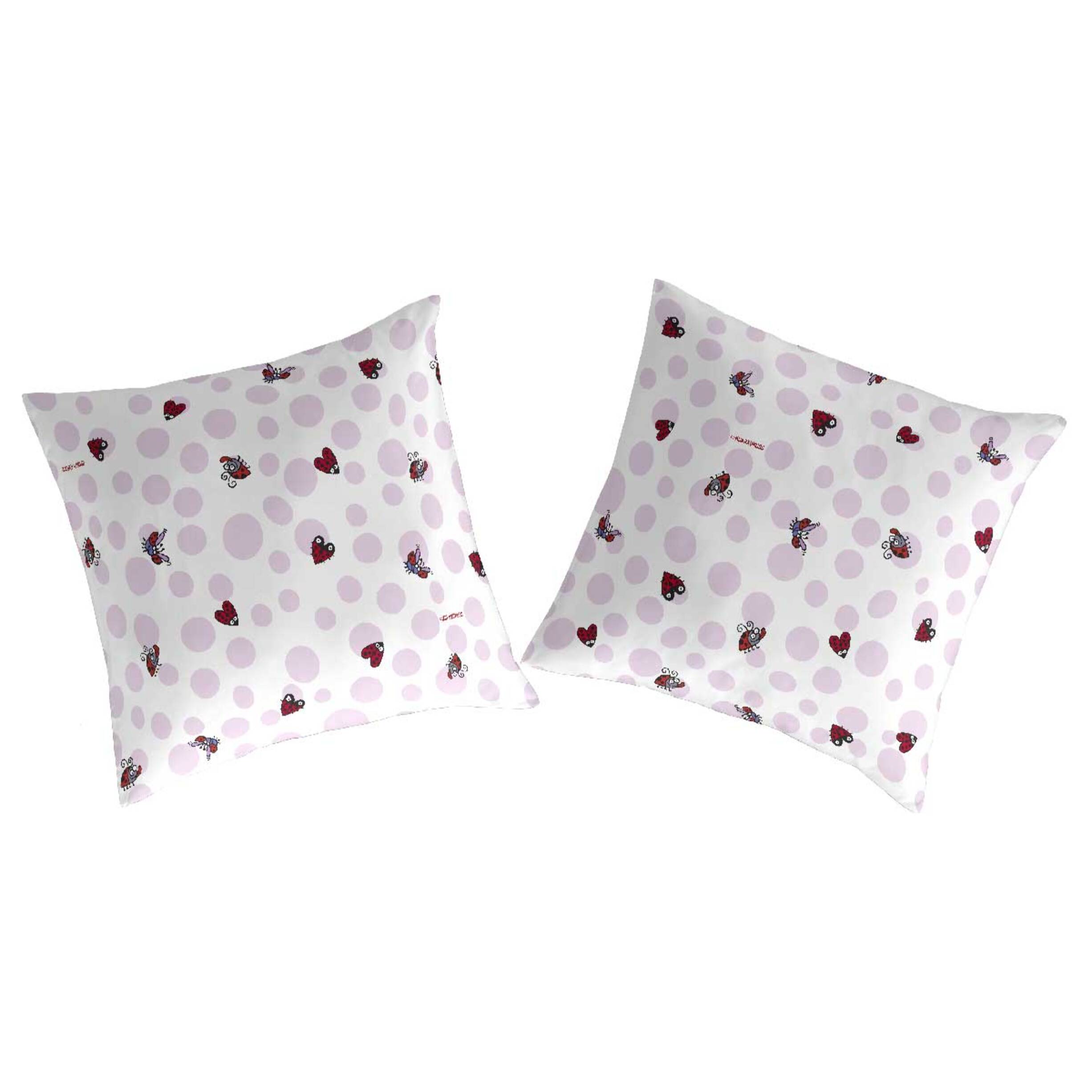 2 Fundas de cojín 65x65 cm KUKUMARYS - 100% algodón -
